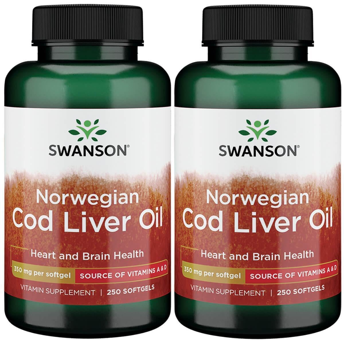 Swanson Cod Liver Oil Softgels 500