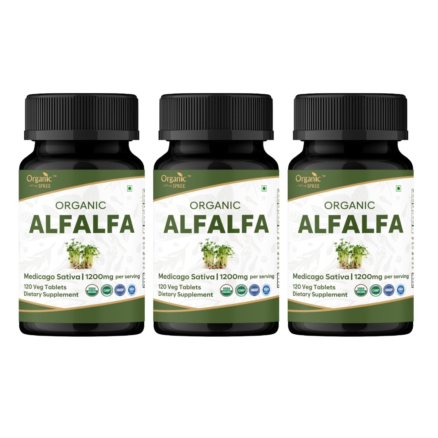 Organic Spree Alfalfa Tablets 360 Tablets