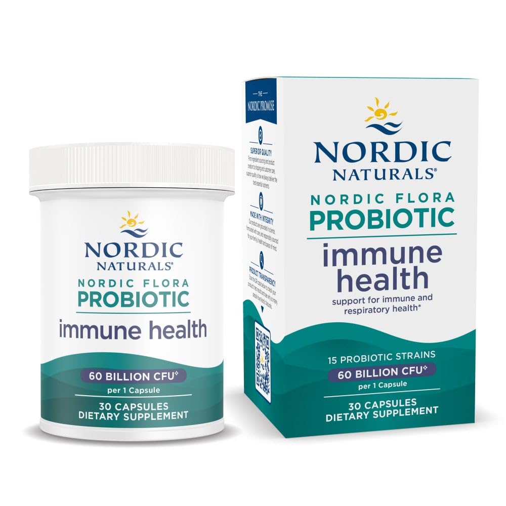 Nordic Naturals Nordic Flora Probiotic Immune Health Capsules 30