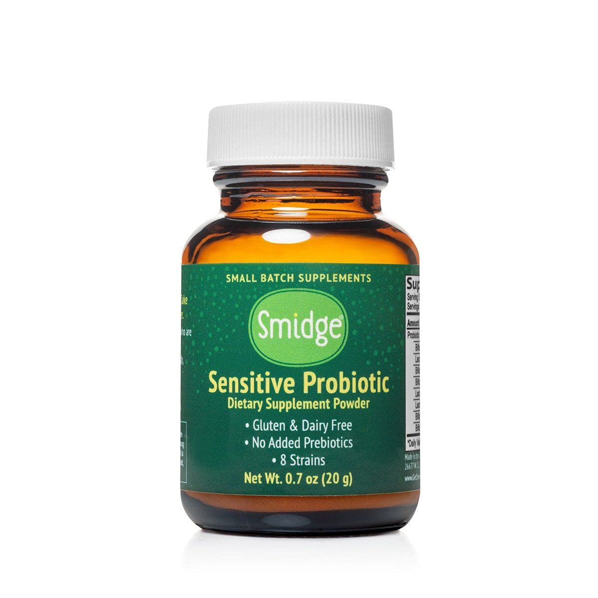 Smidge Sensitive Probiotic Powder 0.71 Ounce