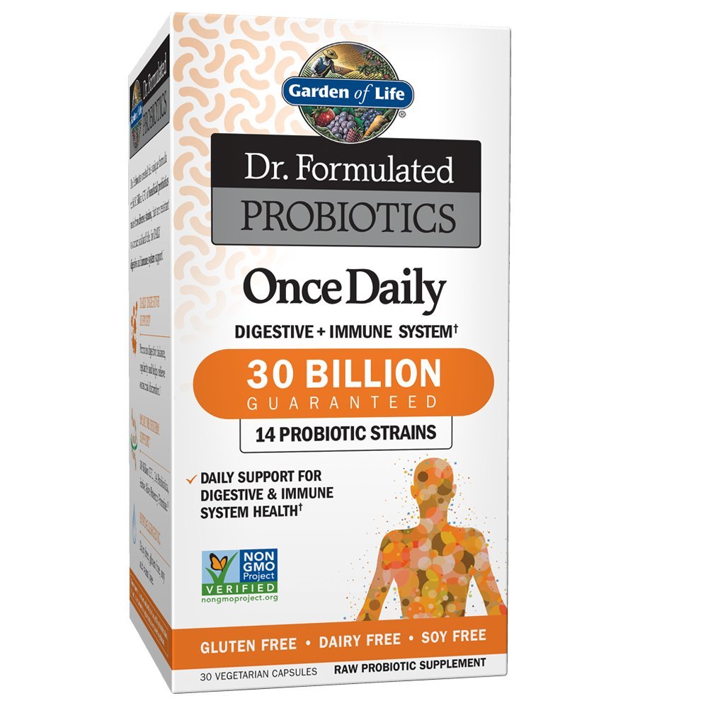 Garden of Life Dr. Formulated Probiotics Once Daily 30 Billion CFU Capsules, 30 Count