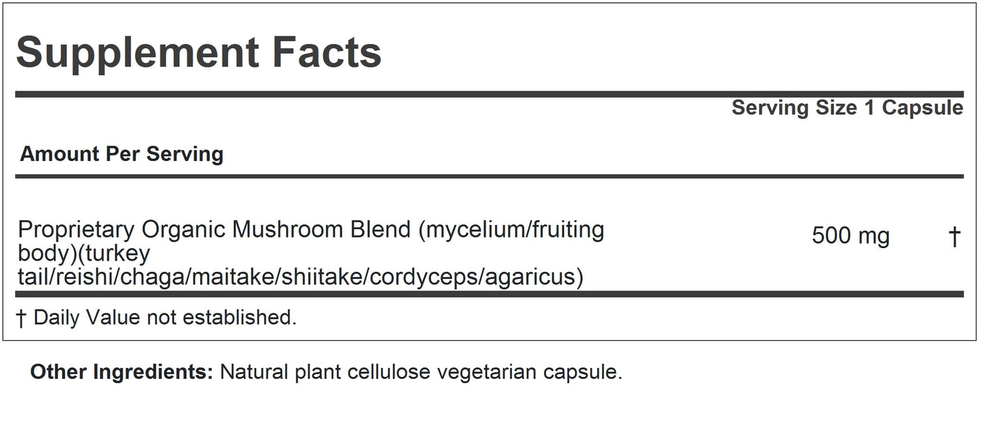 Andrew Lessman ProCaps Organic Immune Mushroom Complex 360 Capsules
