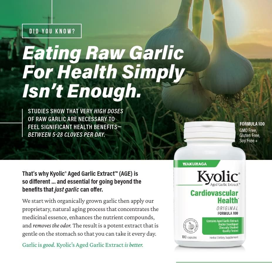Kyolic Aged Garlic Extract Formula 300, 360 Capsules