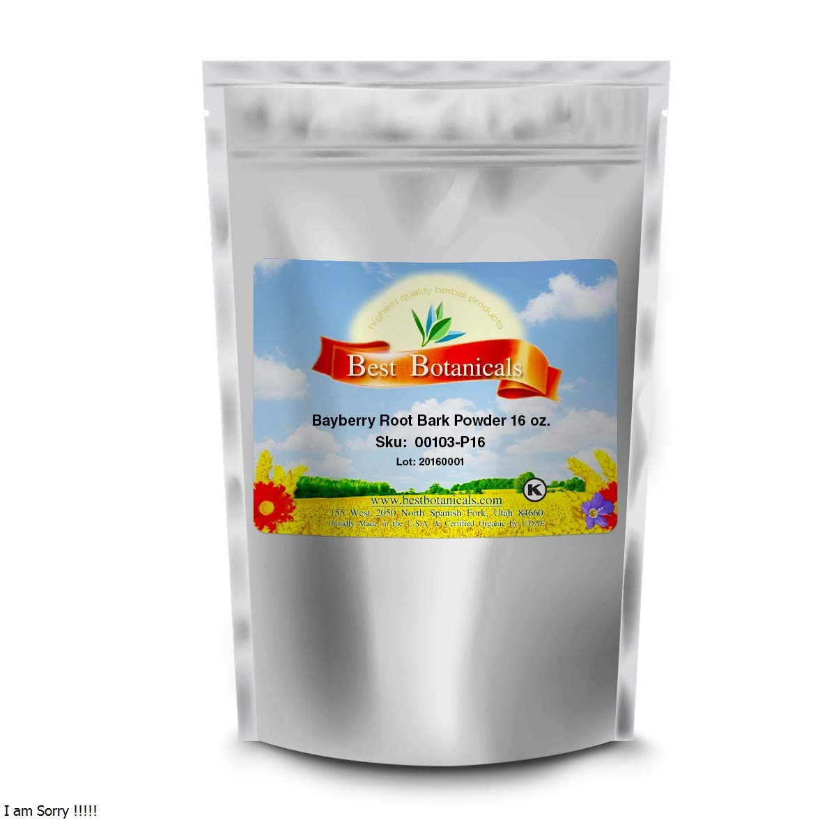 Best Botanicals Bayberry Root Bark Powder 16 oz