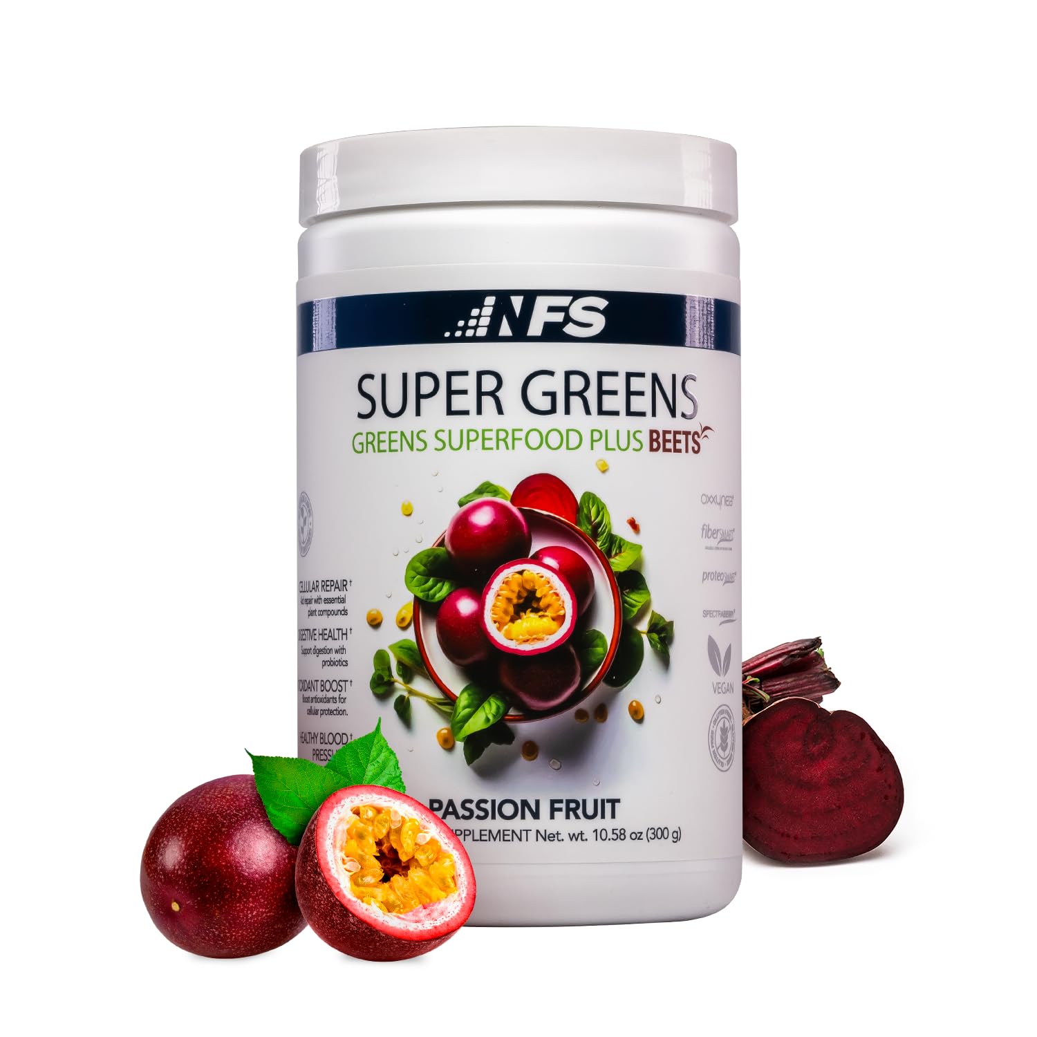 NF Sports Super Greens Beet Infused Superfood Powder, 0.17 Ounce