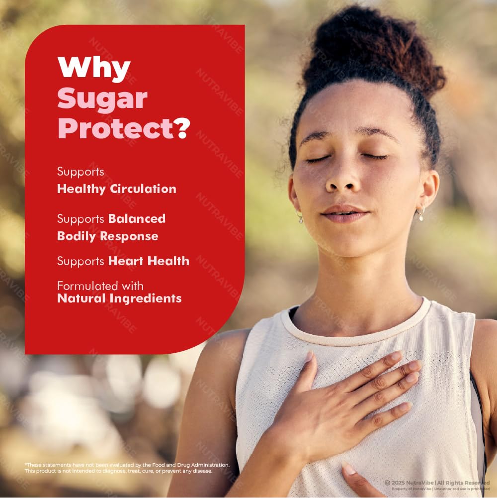 NutraVibe Sugar Protect Capsules 300 Capsules