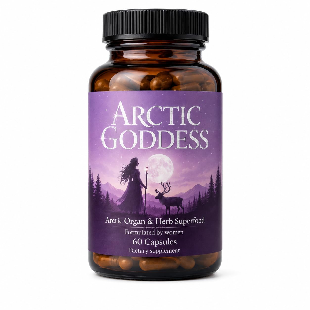 LEAN DROPS Arctic Goddess Reindeer Supplement Capsule, 2 Capsules