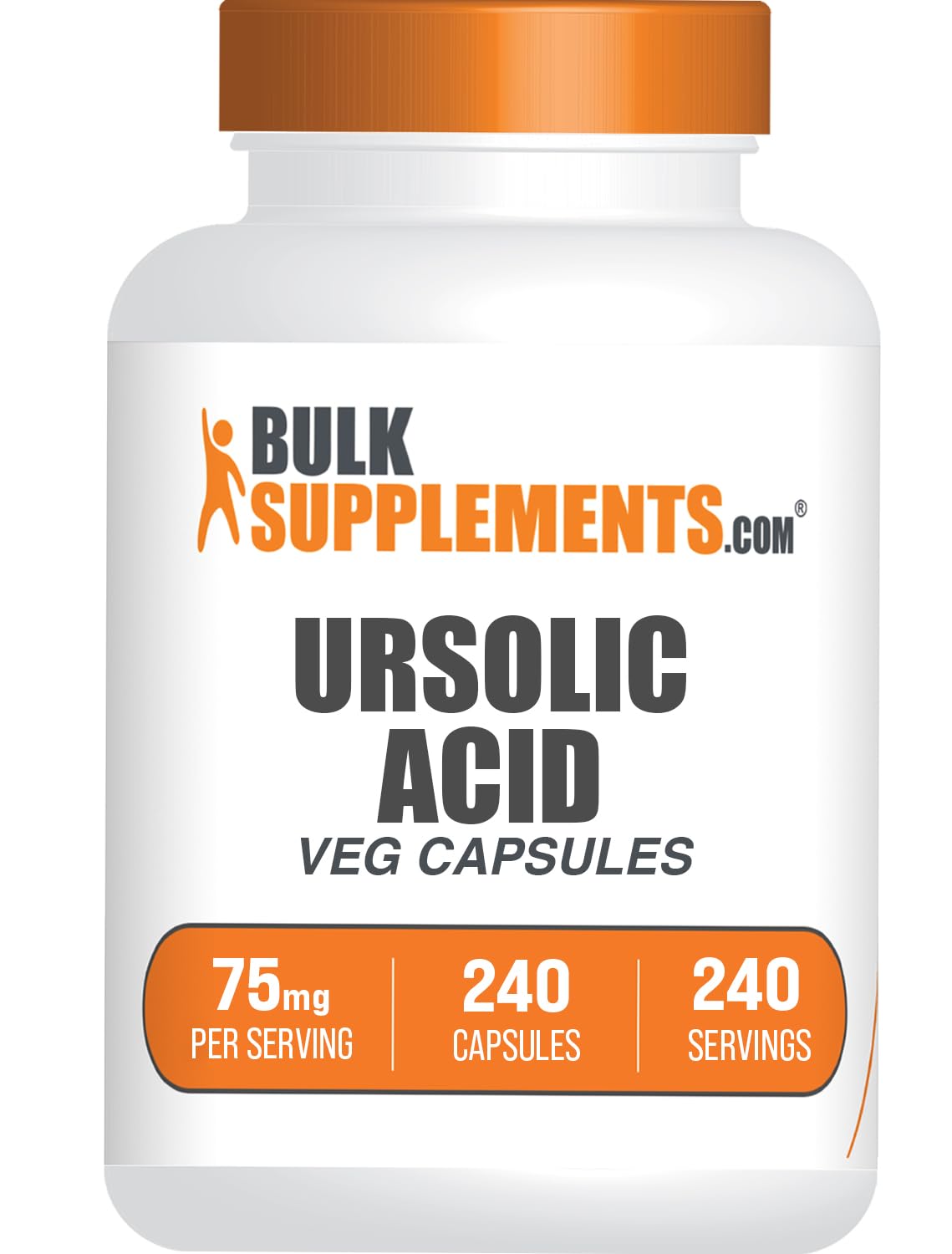 BulkSupplements Ursolic Acid Capsule, 240 Count