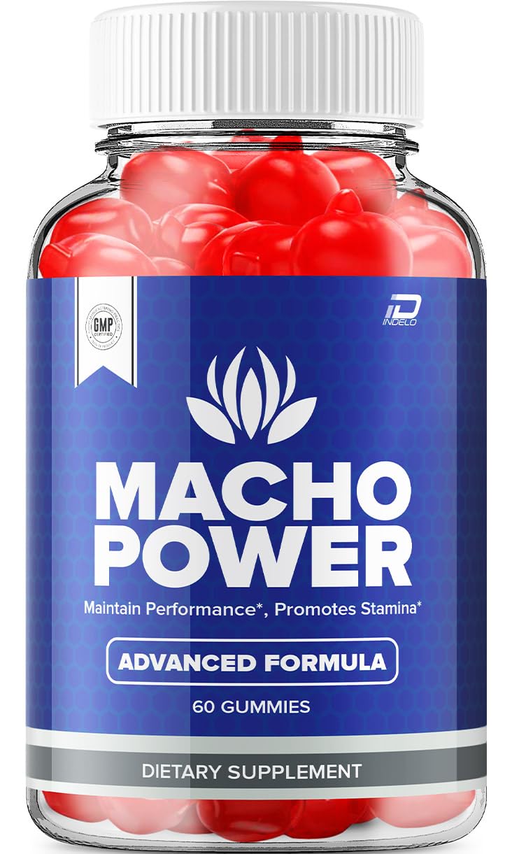 Indelo Macho Power Gummies for Men 60 Count