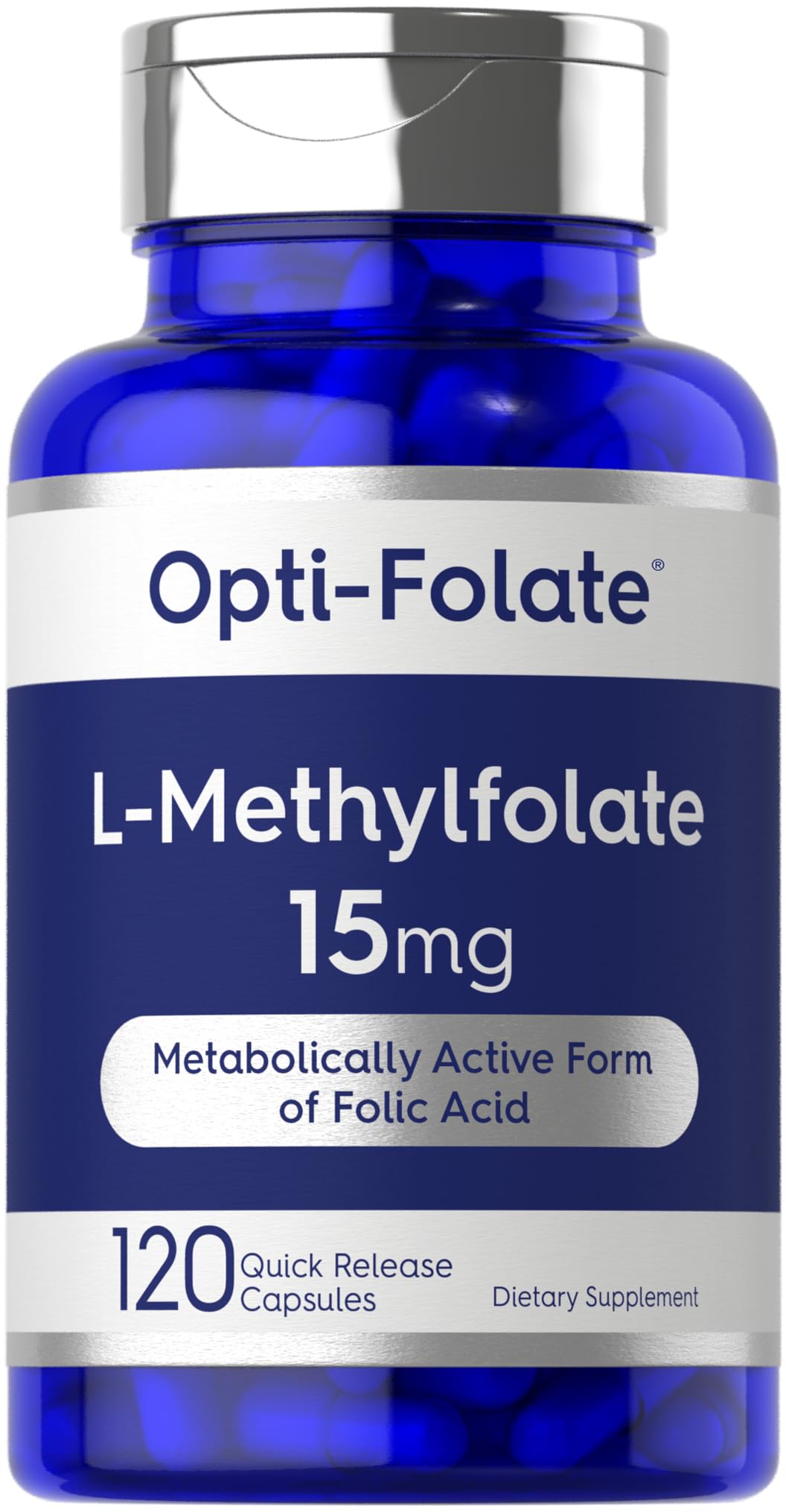Carlyle L-Methylfolate 15 mg Capsules, 120 Count