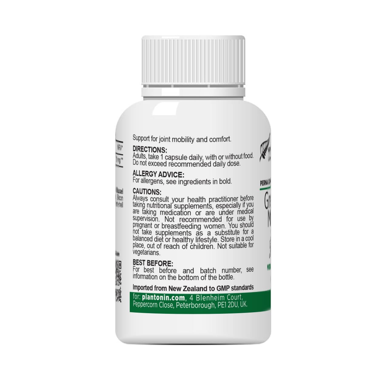 Plantonin Green Lipped Mussel with Omega-3 60 Capsules