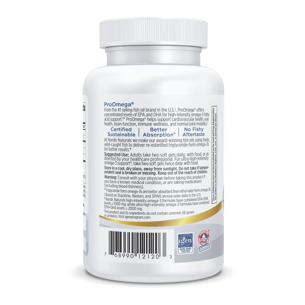 Nordic Naturals ProOmega Softgels 60