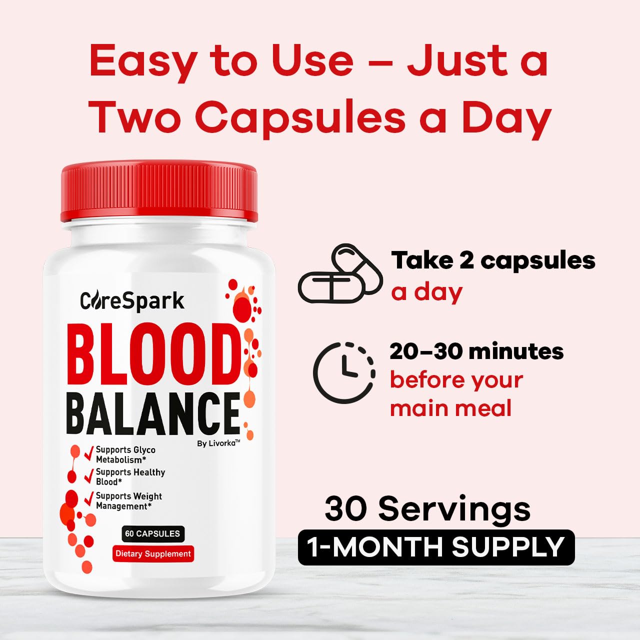 LIVORKA CoreSpark Capsules 180 Capsules