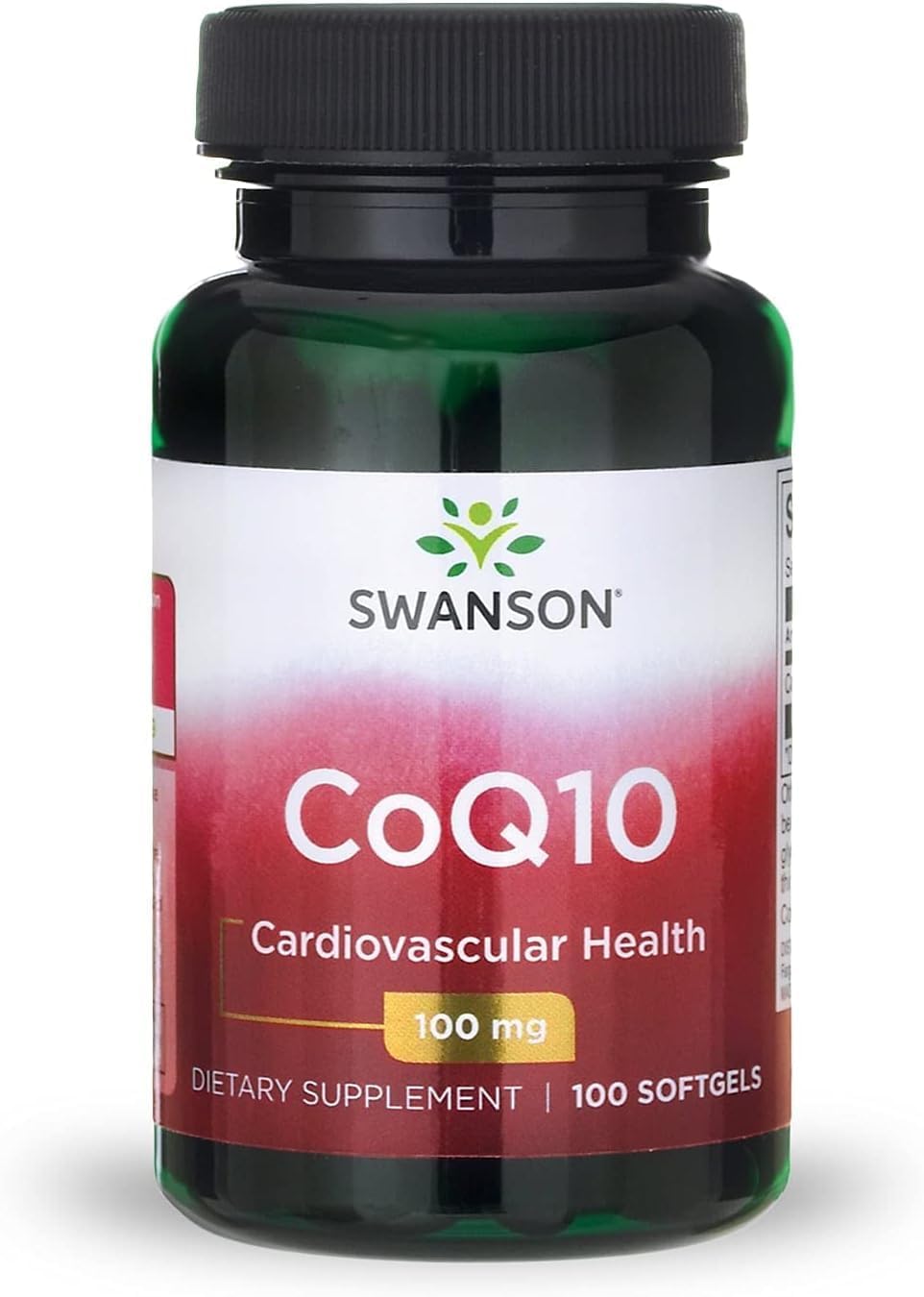 Swanson CoQ10 Softgels 100 mg, 100 Count