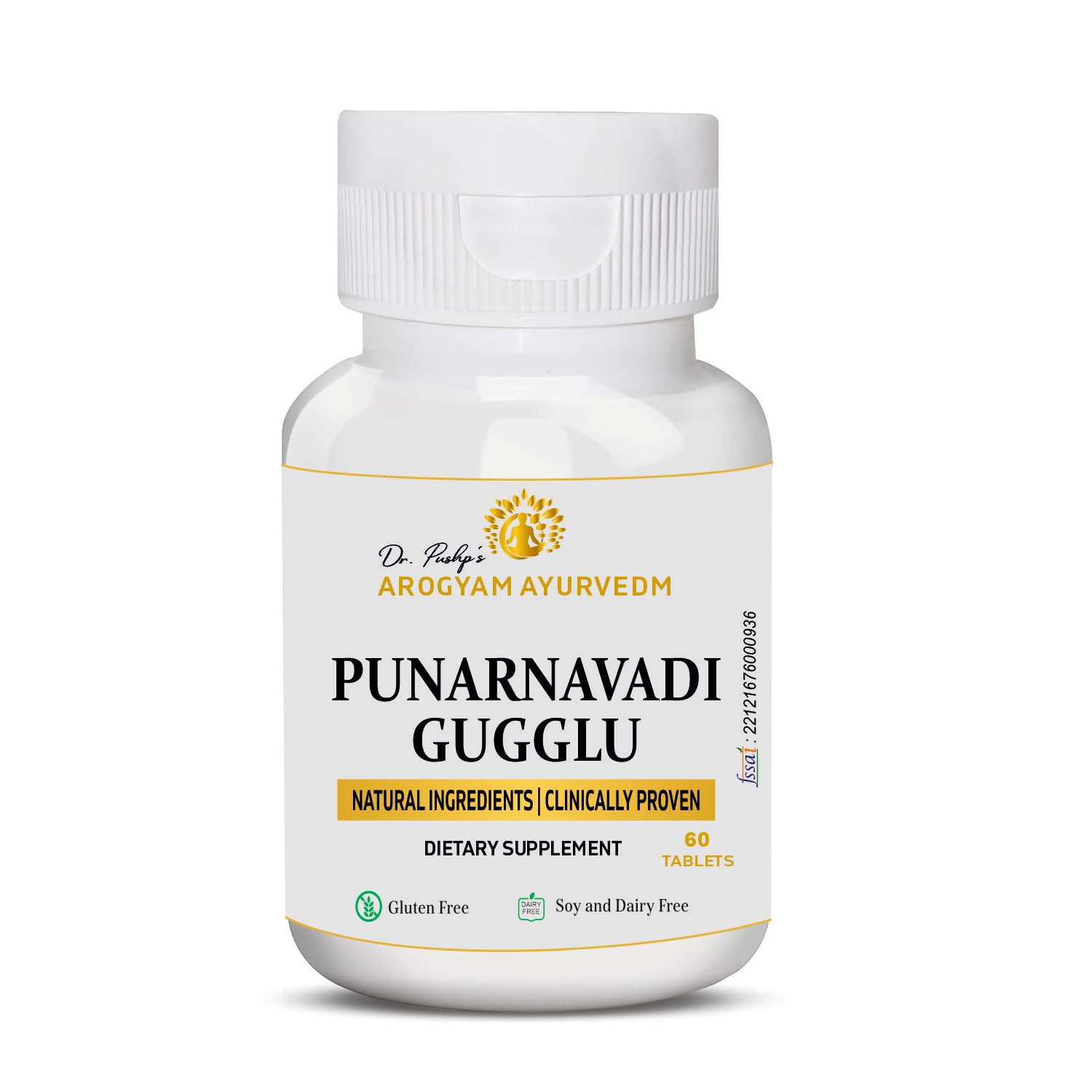 Smaart Health Dr. Pushp's AROGYAM AYURVDM Dashmool Ghan Vati 60 Tablets