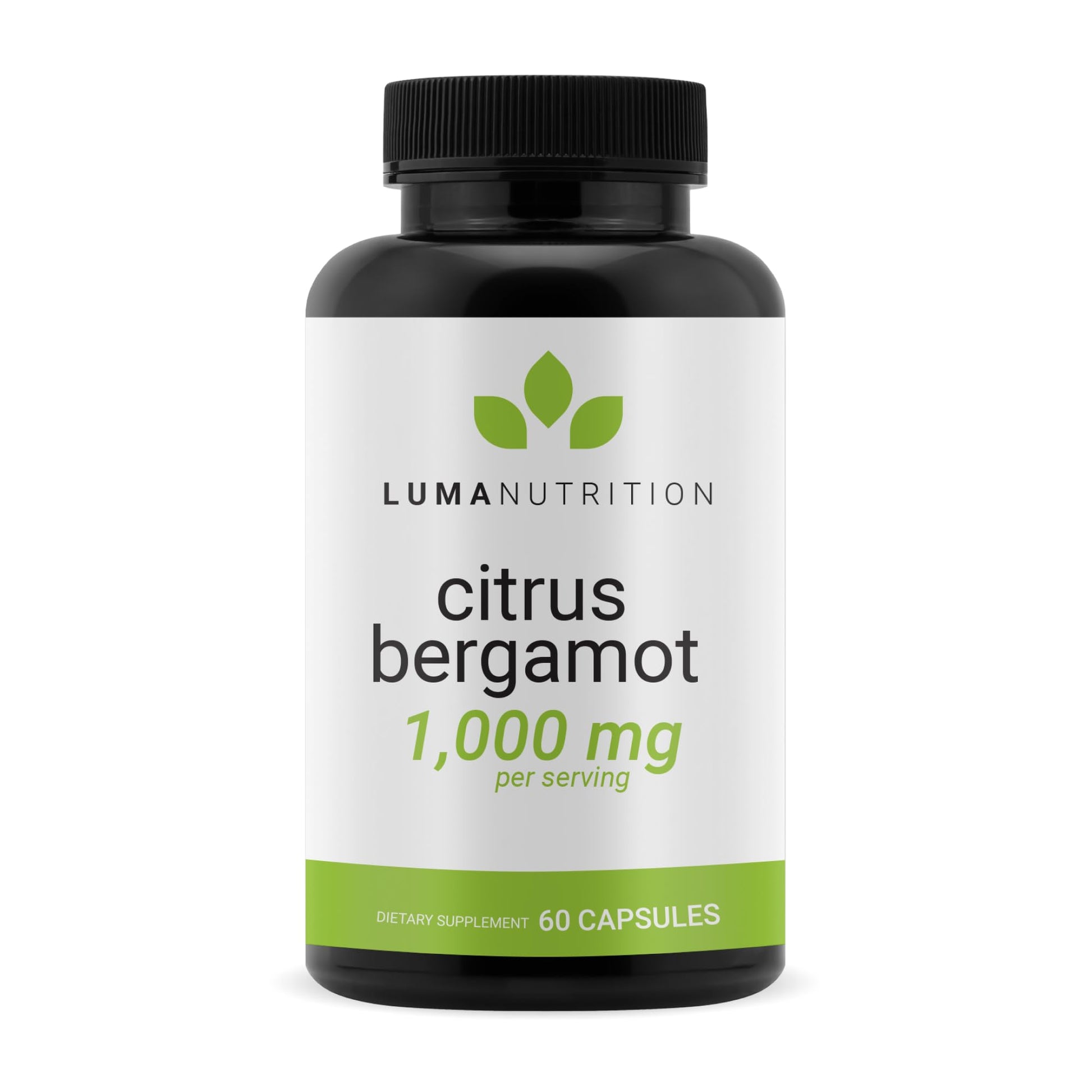 Luma Nutrition Citrus Bergamot 1000mg Per Serving Capsules, 60 Count
