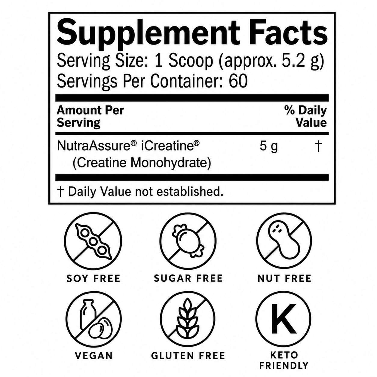 BRAINMD Smart Creatine Brain Support Supplement Capsule, 60 Servings