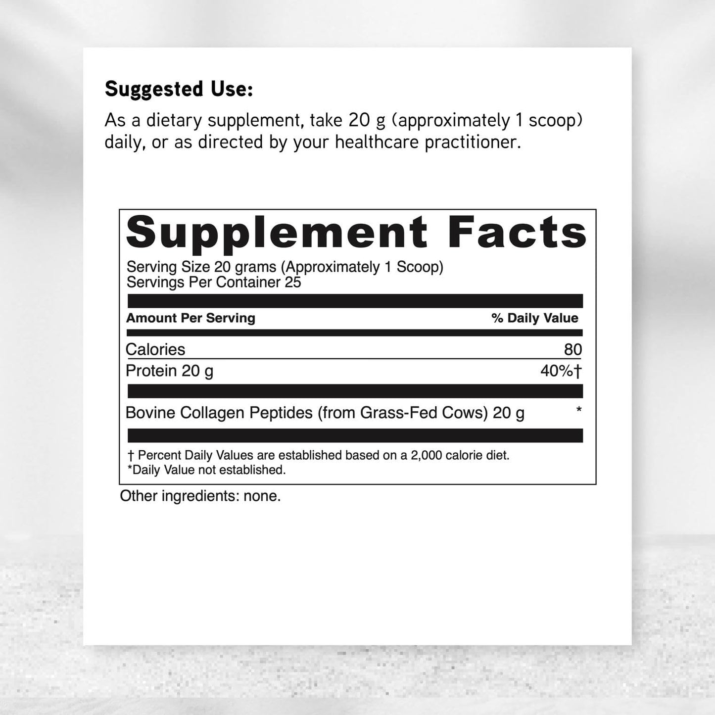 DAVINCI Collagen Peptides Powder 17.637 oz