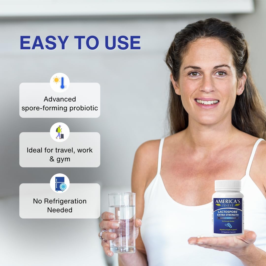 AFI America's Finest Inc LactoSpore ES Spore Probiotic 60 Capsules