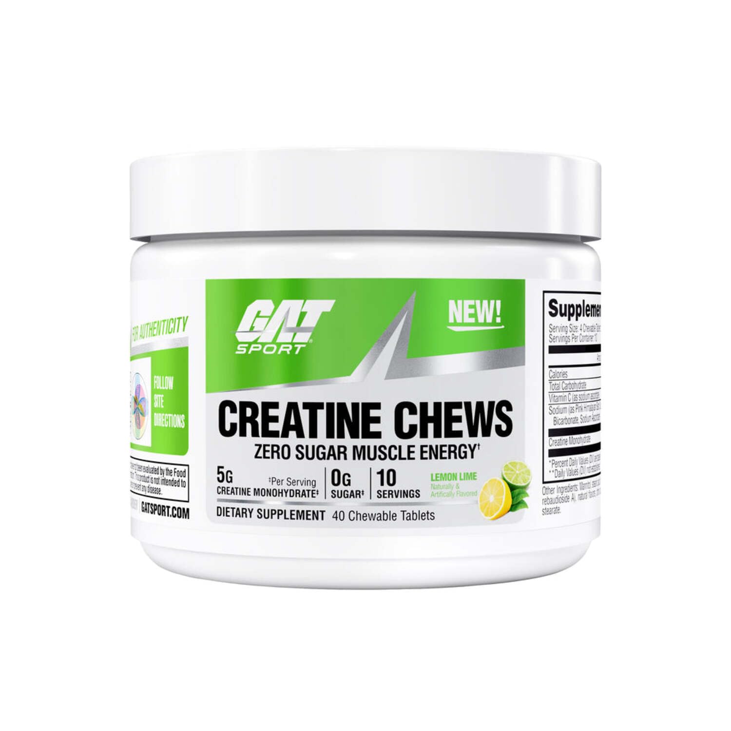 GAT SPORT Creatine Chews 40 Tablets
