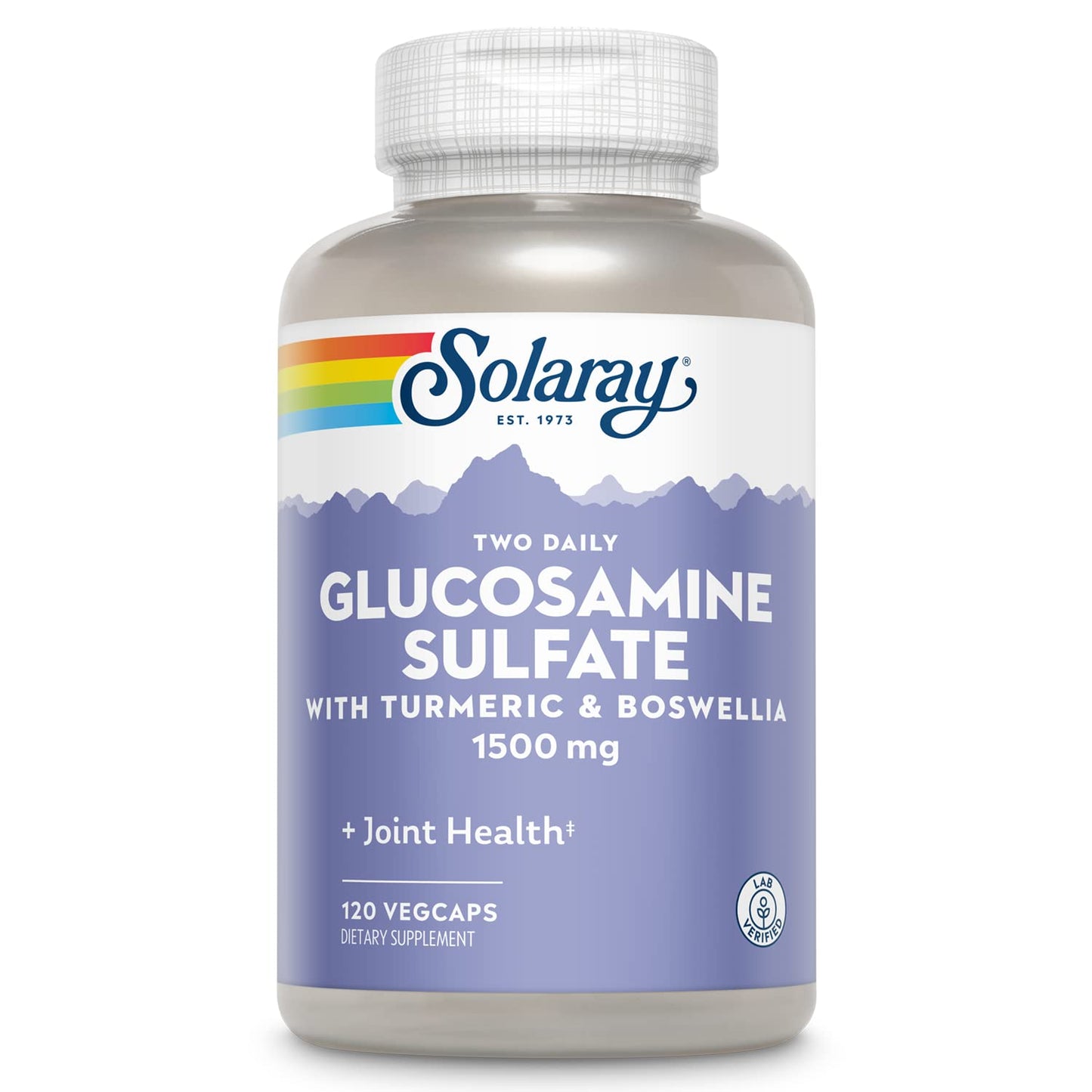 SOLARAY Glucosamine Sulfate 1500mg VegCaps 120
