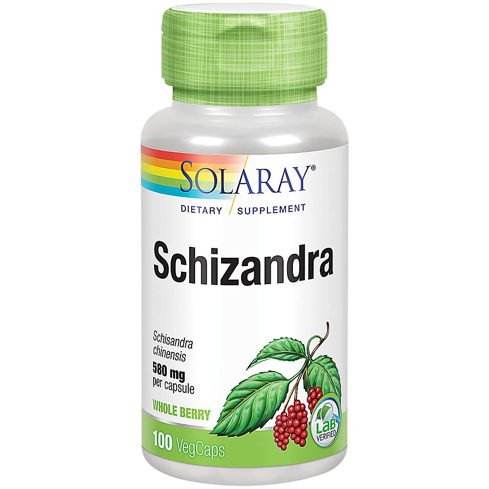 Solaray Schizandra 580 mg Capsules 100 Capsules