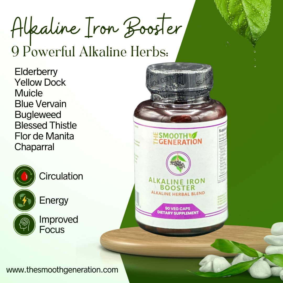 The Smooth Generation Alkaline Iron Booster Capsules