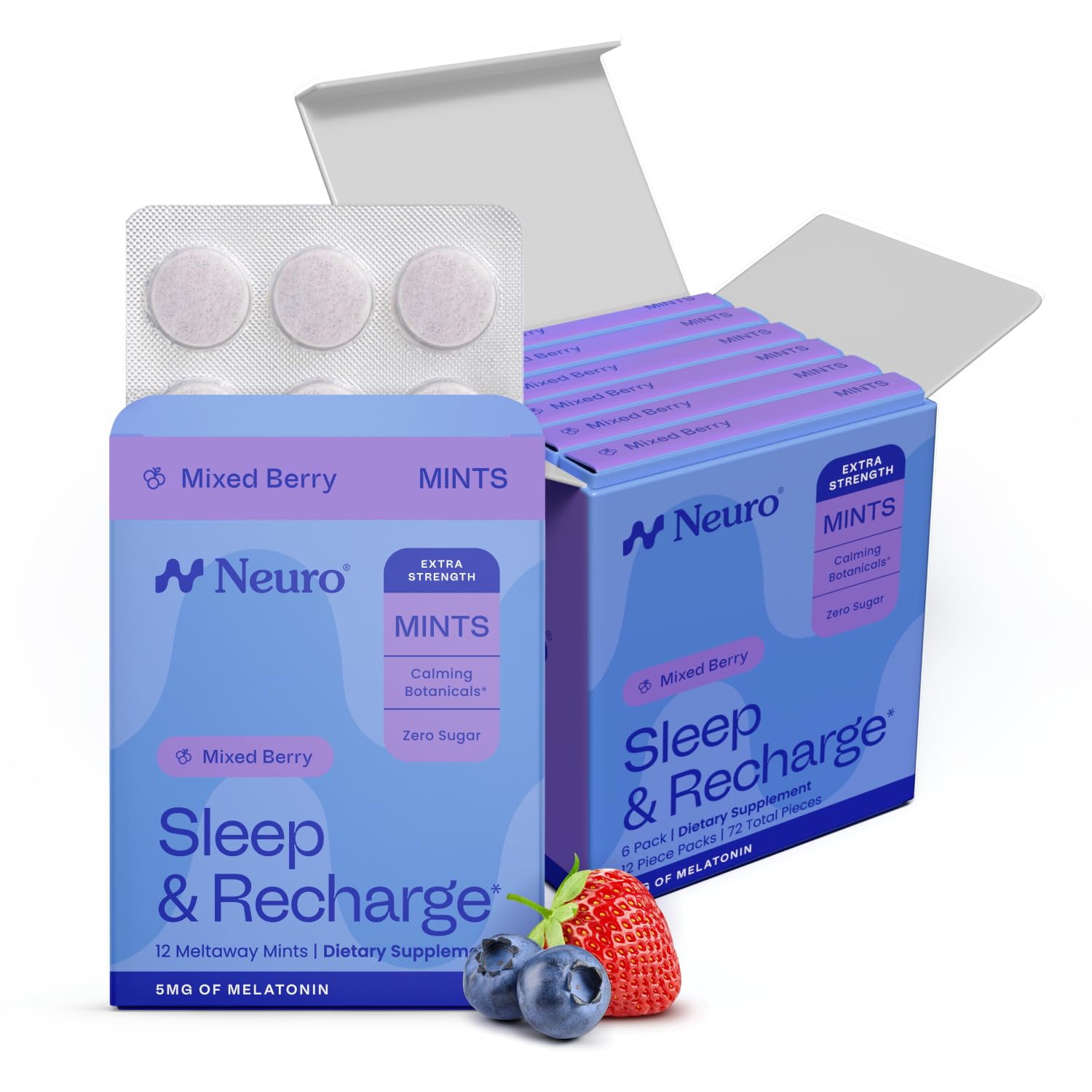 Neuro Sleep & Recharge Meltaway Mints Chewable, 72 Count
