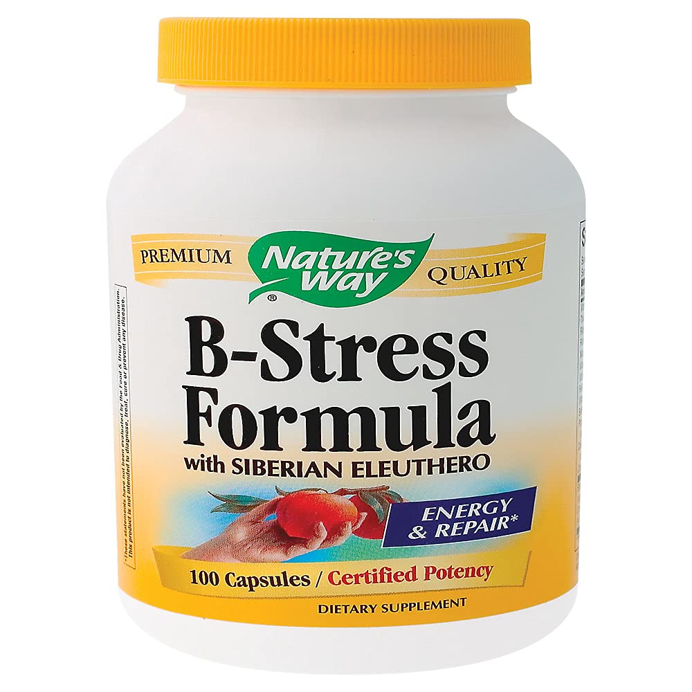 Nature's Way BStress Siberian Eleuthero Caplets 100 Count