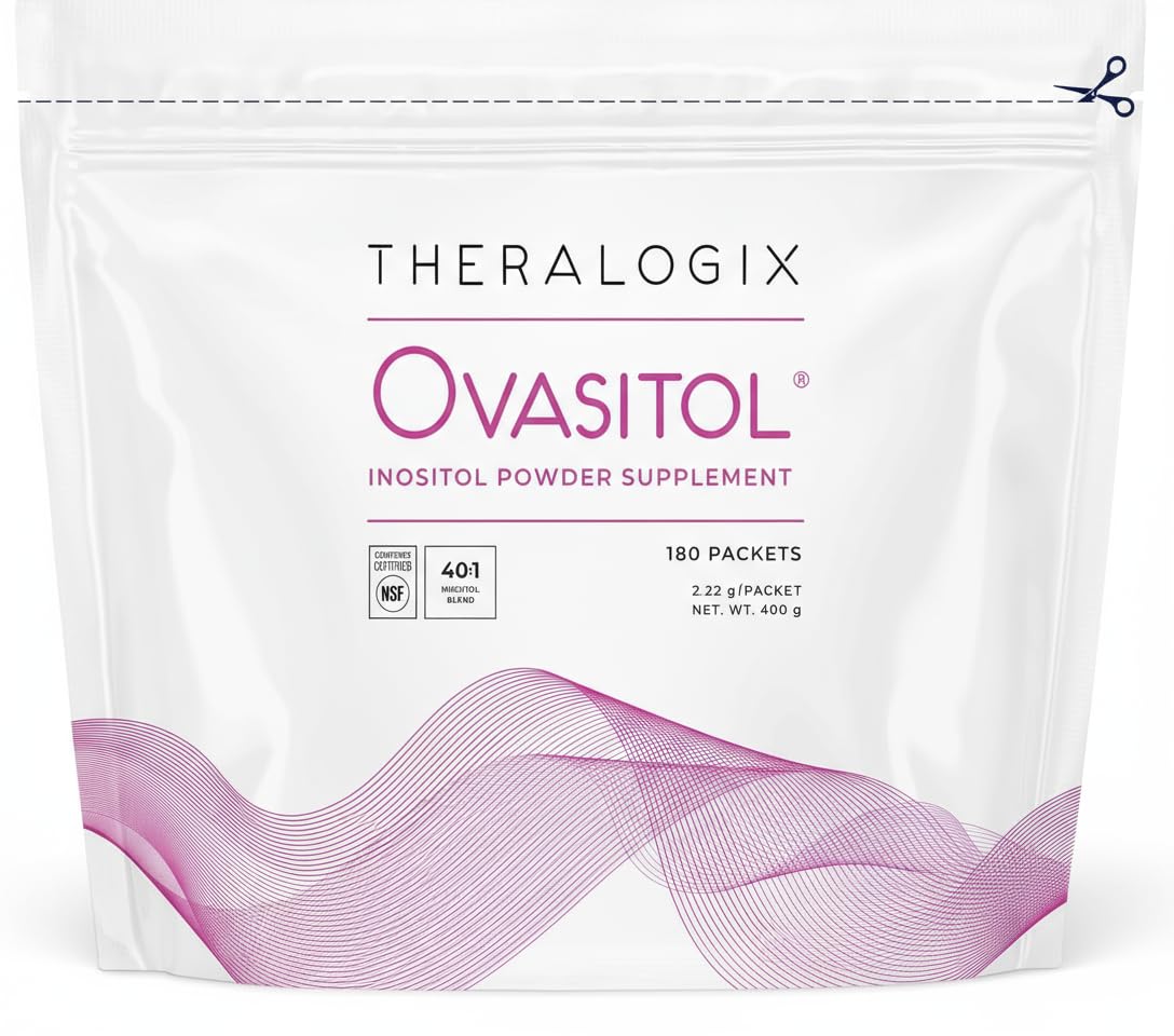 Theralogix Ovasitol Inositol Powder Packets, 180 Packets