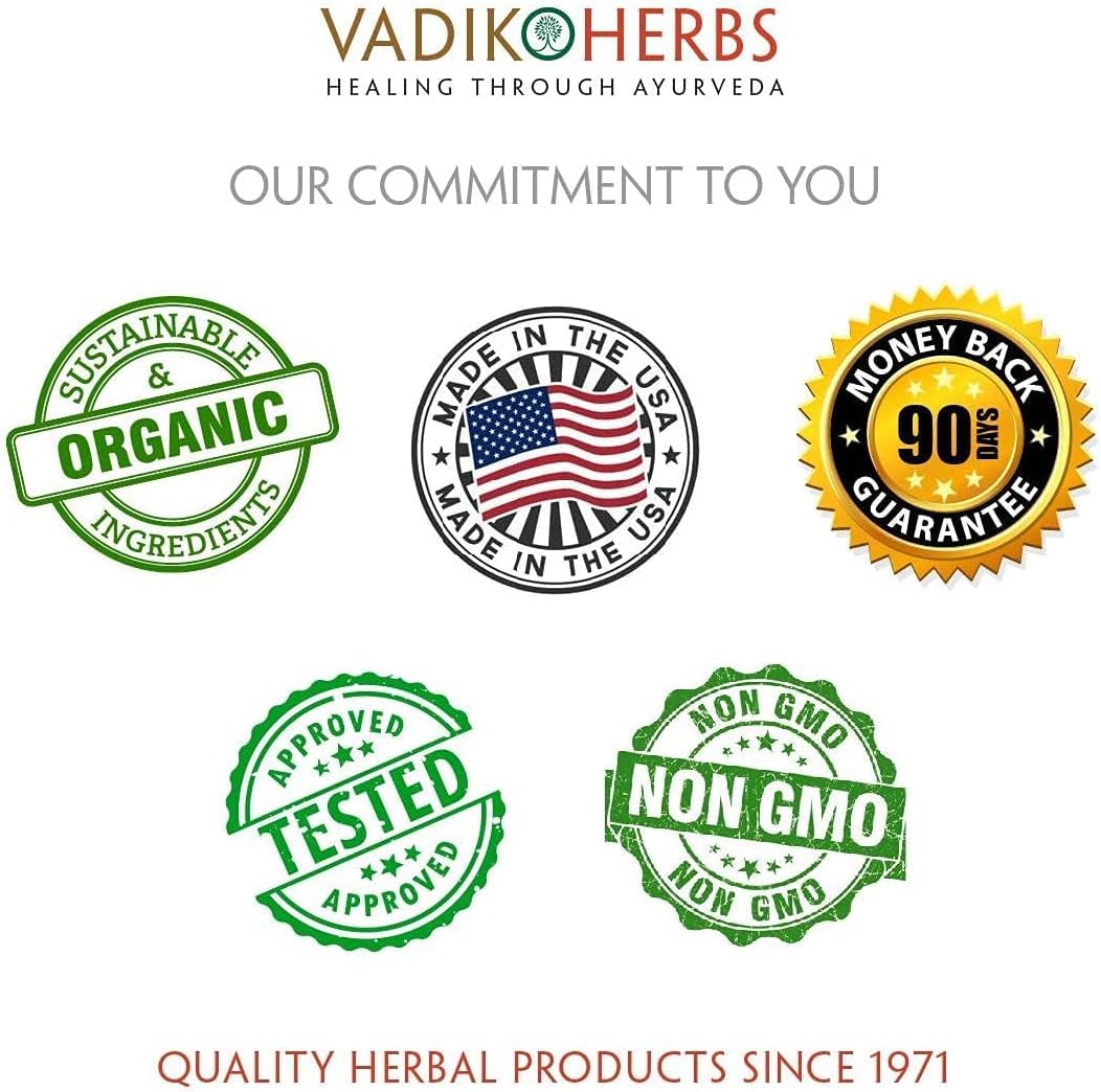 Vadik Herbs Certified Organic Vidanga (Embelia Ribes) Capsule, 100 Count