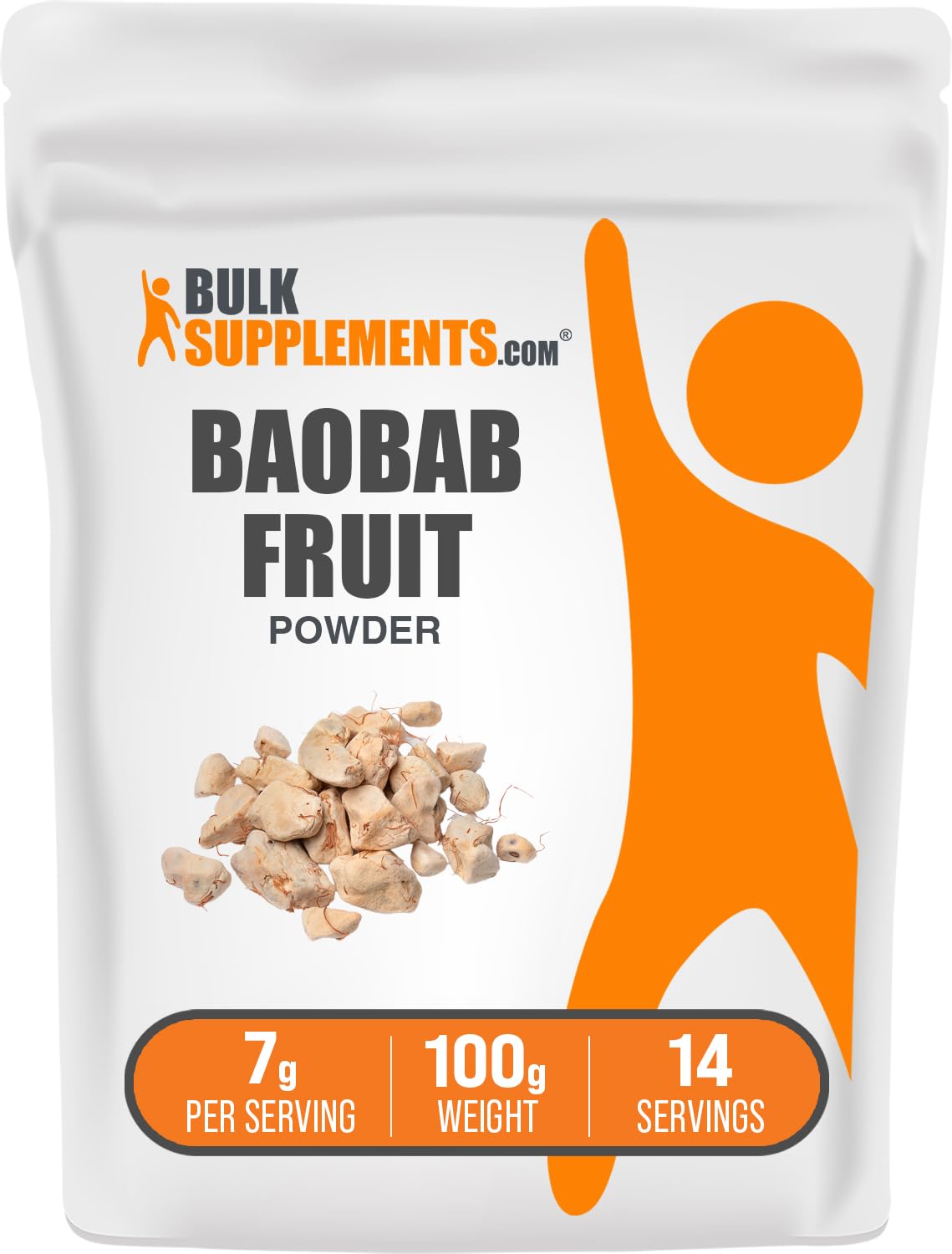 BulkSupplements Baobab Fruit Powder 3.53 Ounce
