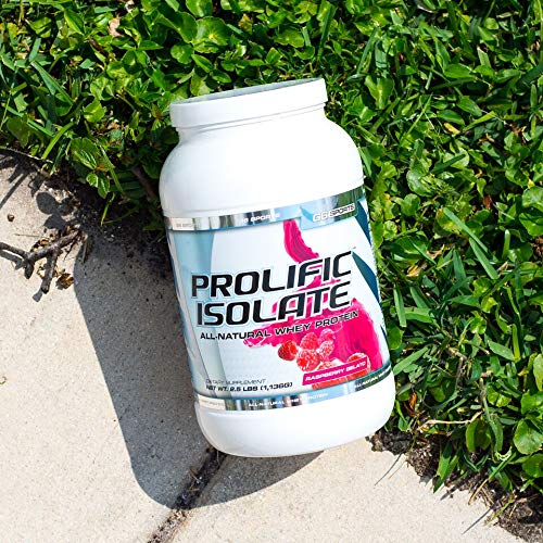 G6 Sports Prolific Isolate All Natural Whey Protein Isolate Powder, 40