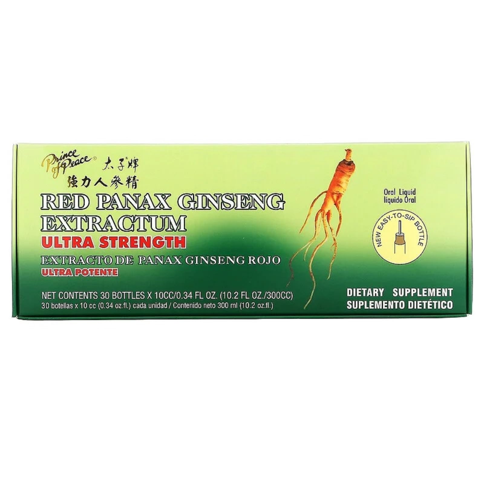 Prince Of Peace Red Panax Ginseng Extractum Ultra Strength Capsules, 40 Capsules