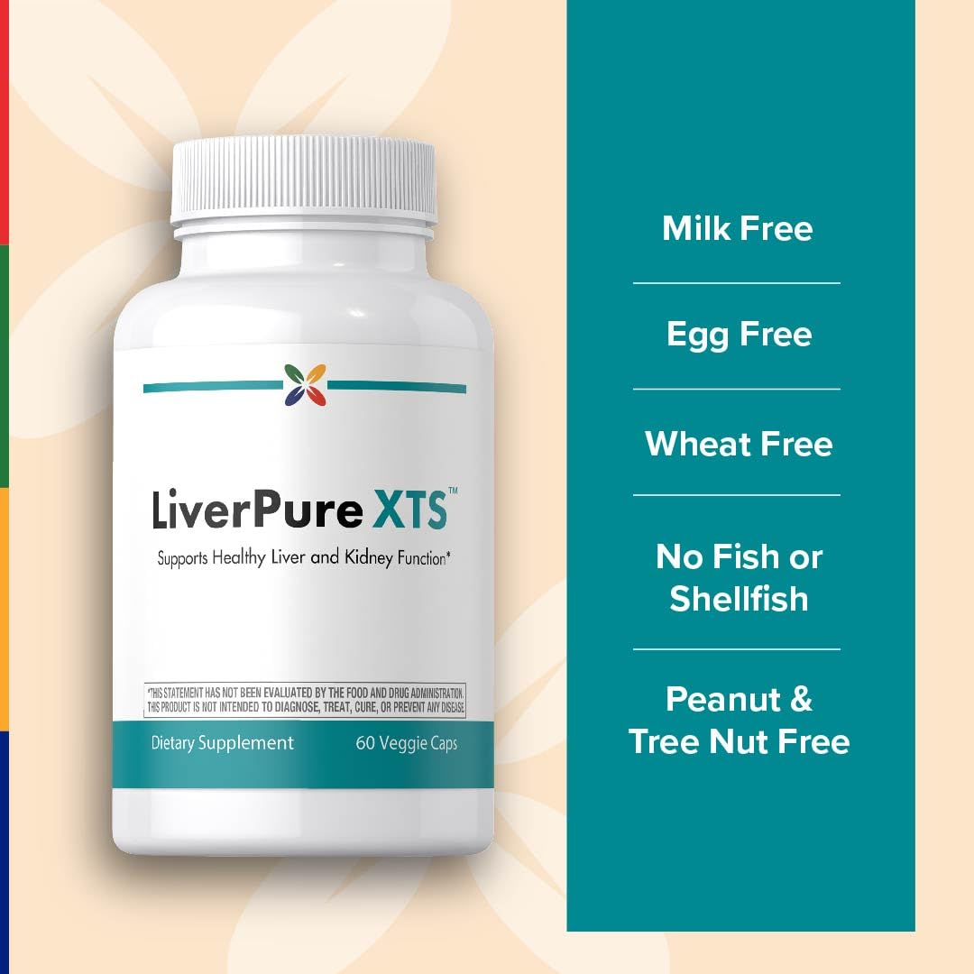 Stop Aging Now LiverPureXTS Liver & Kidney Support 60 Capsules
