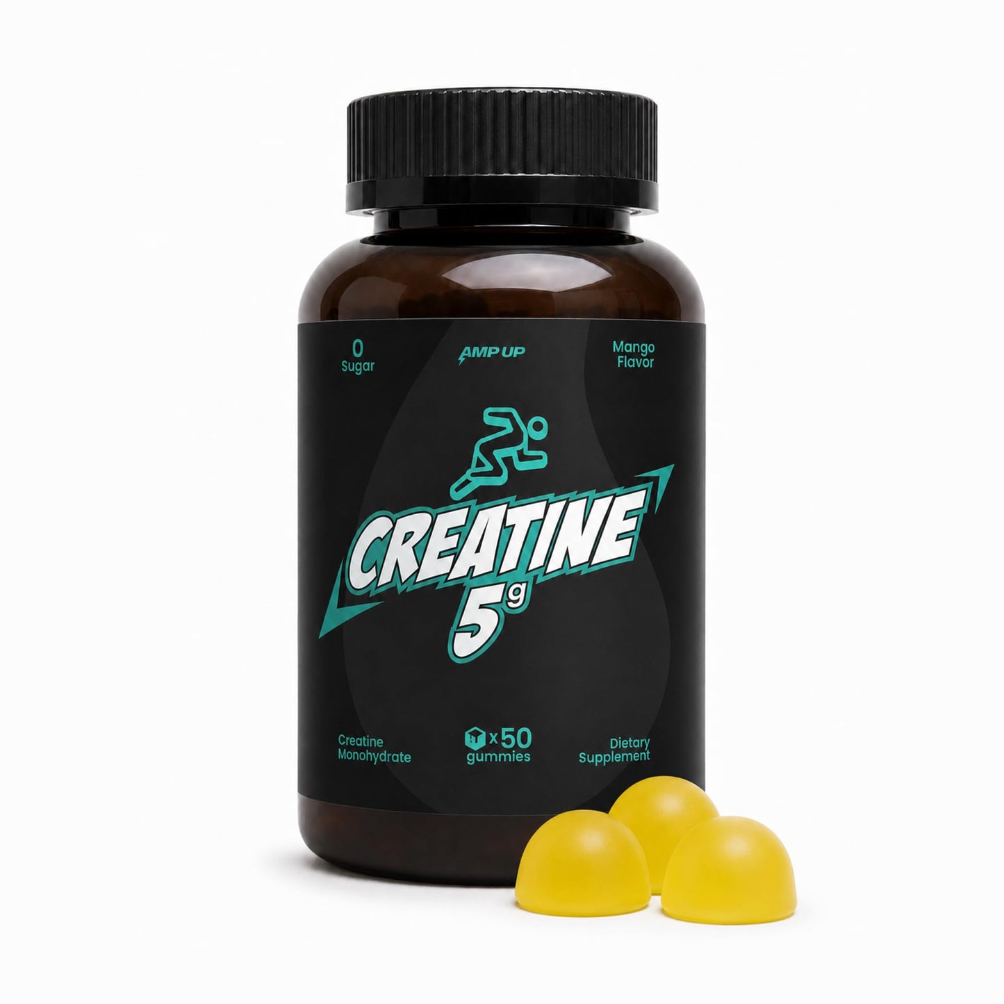 AmpUp Creatine Monohydrate Gummy, 50 Count