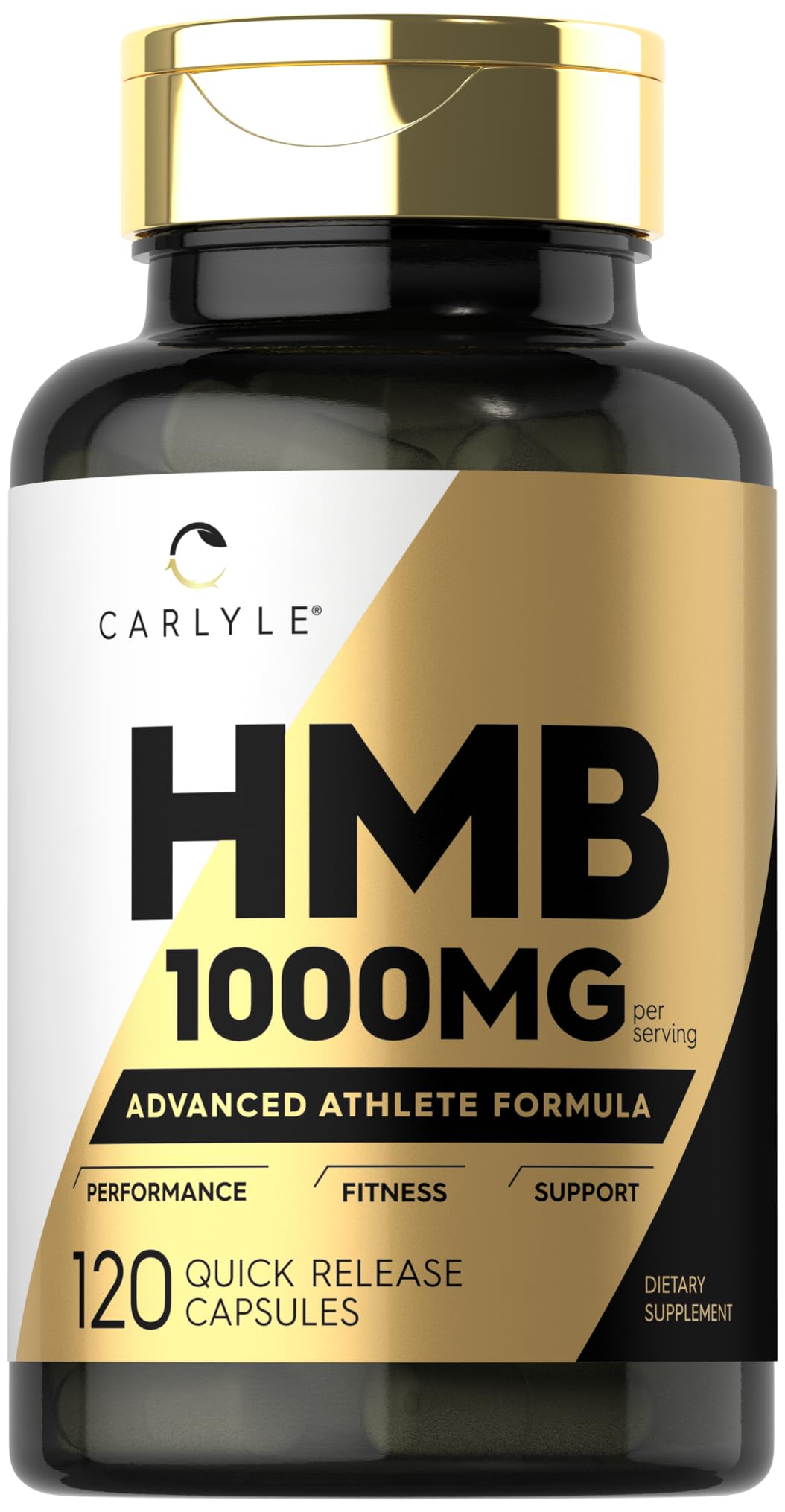 Carlyle HMB 1000 mg Supplement for Men & Women Capsules 120 Count