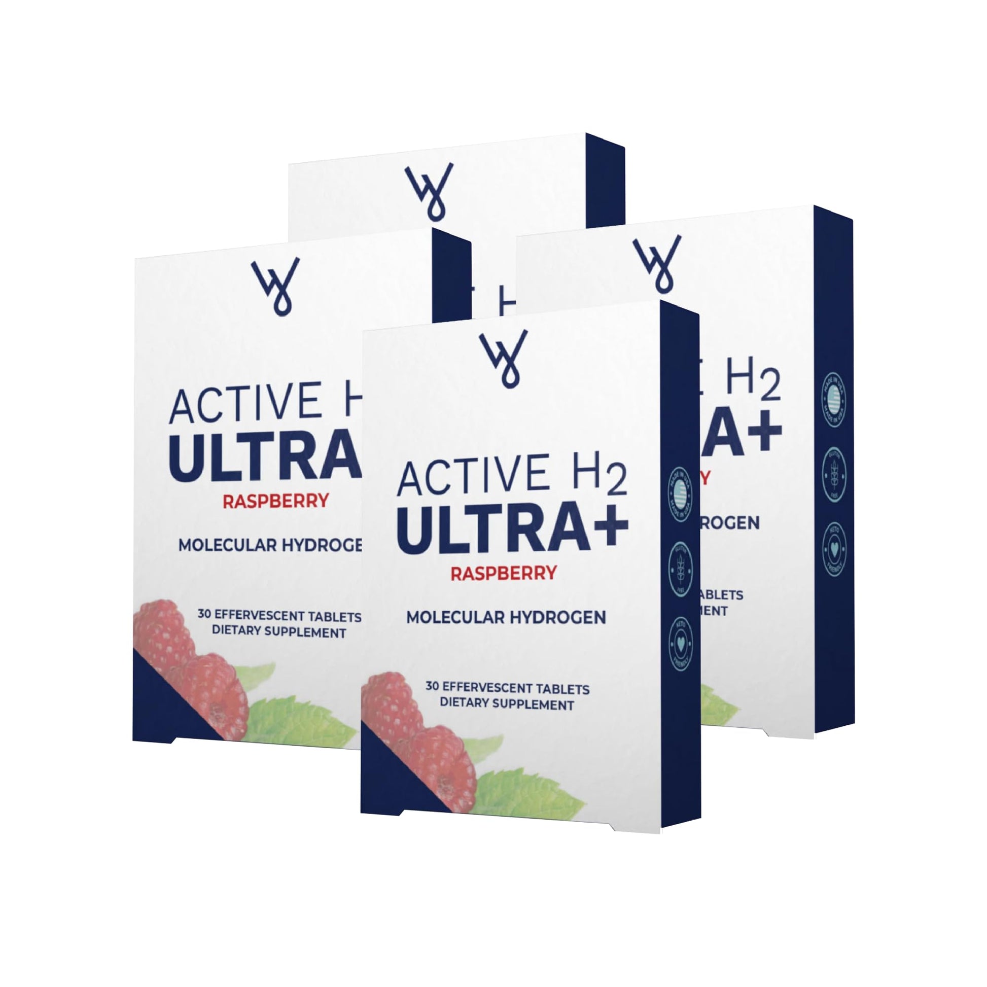 Purative Active H2 Ultra+ Hydrogen Water Tablet Natural Raspberry 240 Tablets