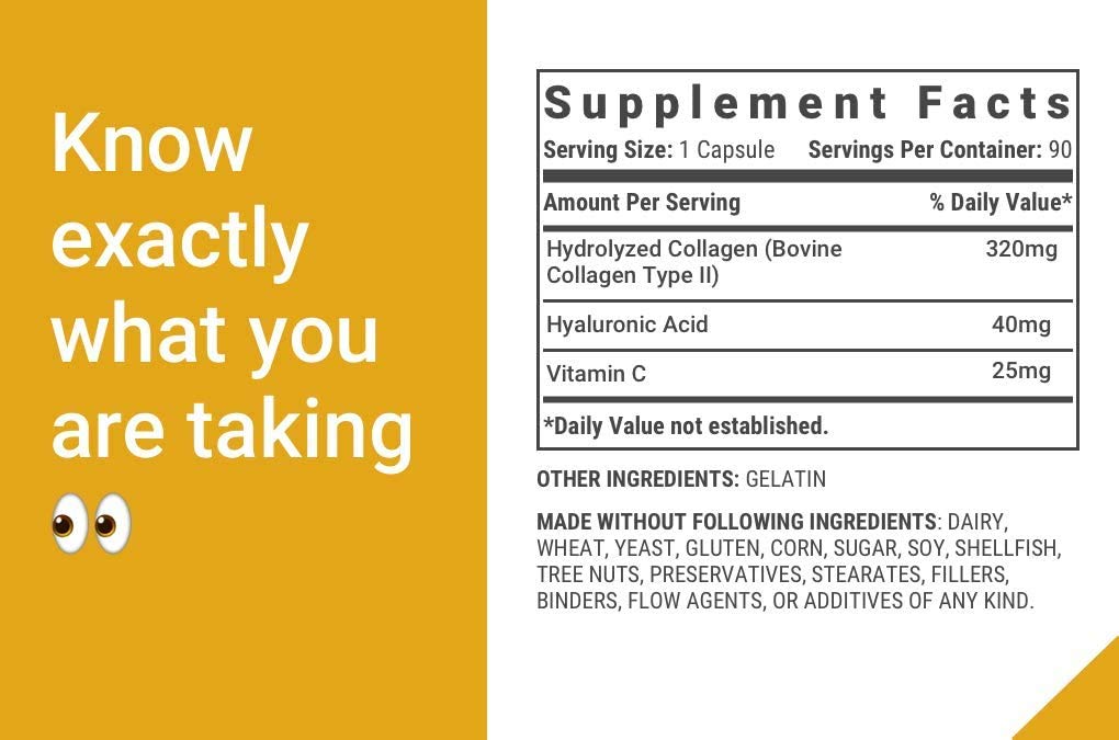 Active Supreme Type 2 Collagen for Joint Support Capsule 3-Pack