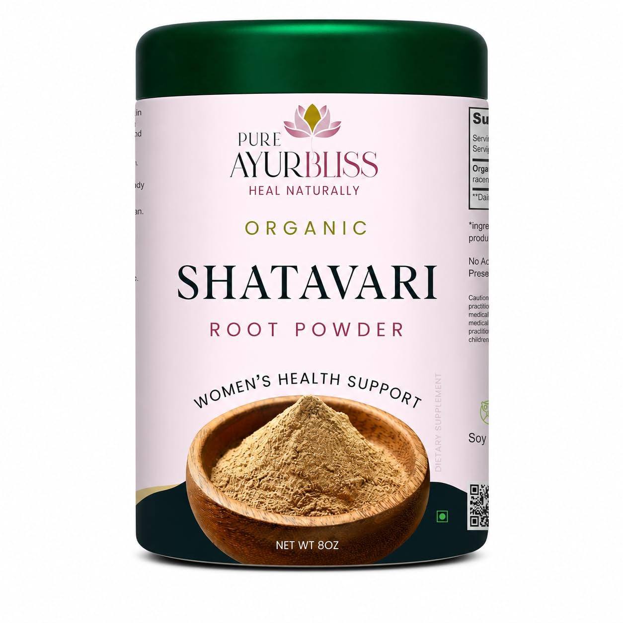 PureAyurbliss Shatavari Root Powder 8 oz