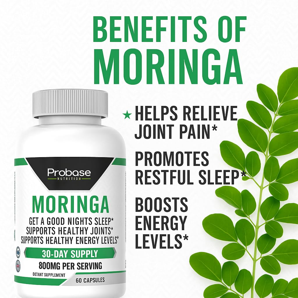 Probase Nutrition Moringa Oleifera Capsules 60 Count