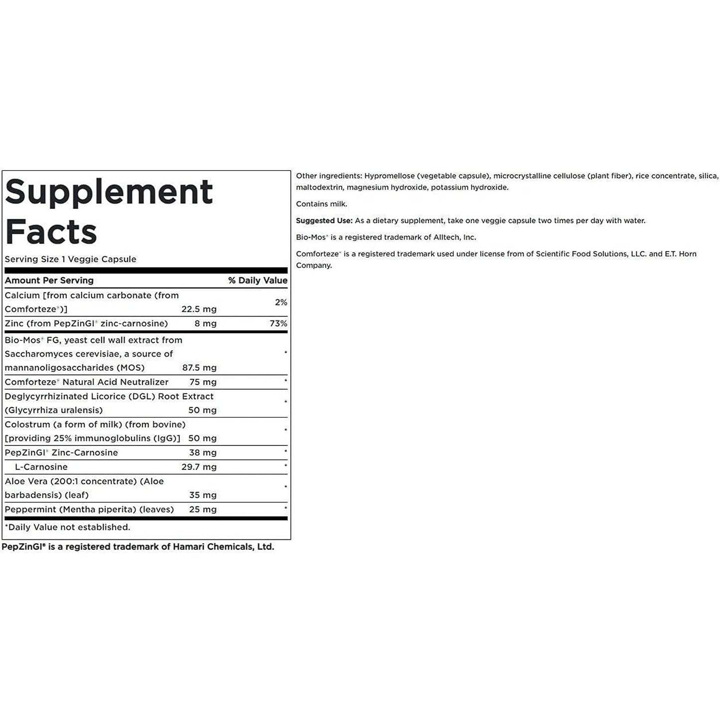 Swanson Stomach Defense Essentials Capsule 180 Count