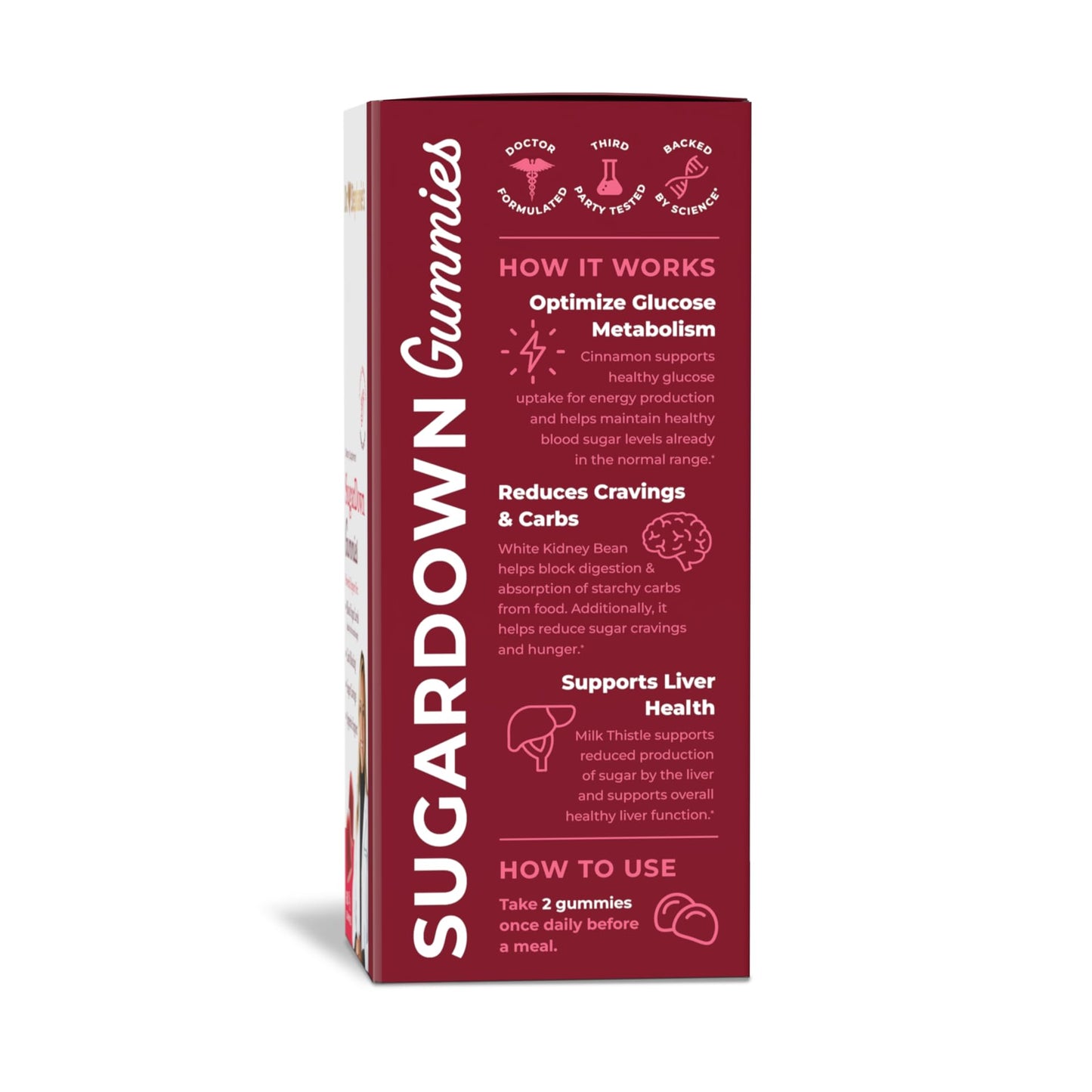 Pharmaganics SugarDown Cinnamon Gummies 1