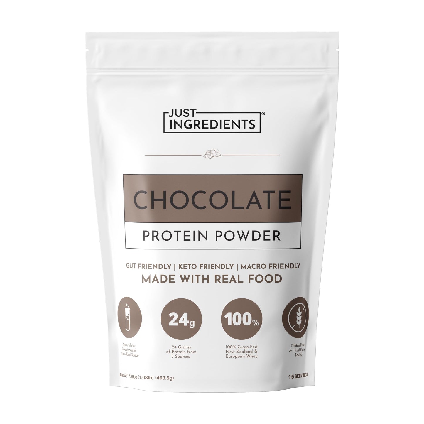 JUST INGREDIENTS Protein Powder - 15 Servings