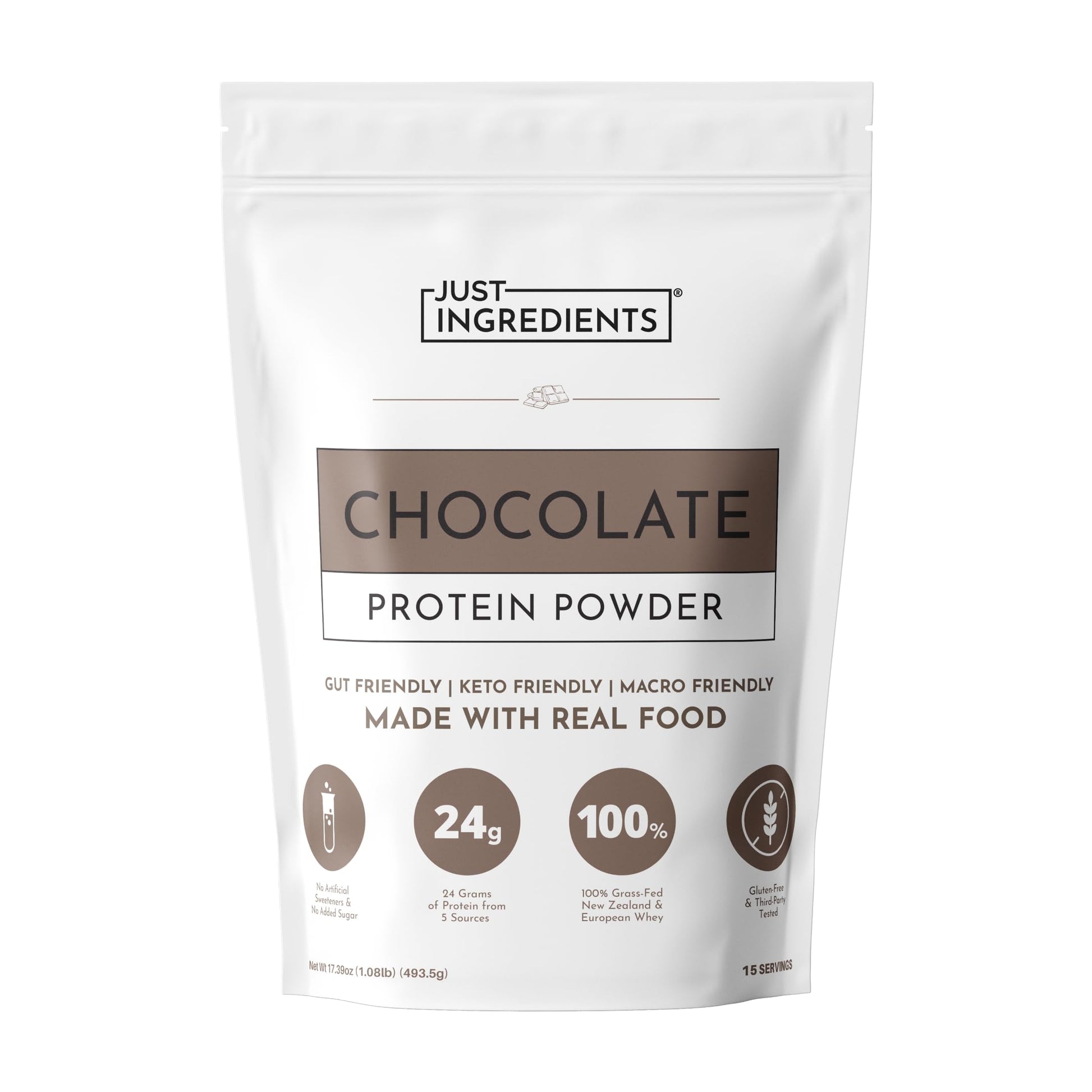 JUST INGREDIENTS Protein Powder - 15 Servings