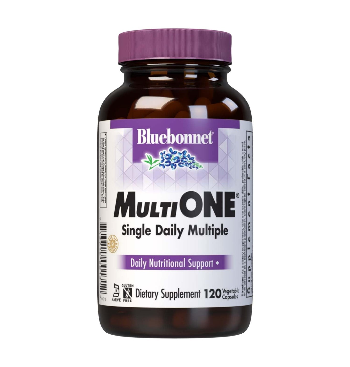 BlueBonnet Multi One (With Iron) Vegetable Capsules 120 Count