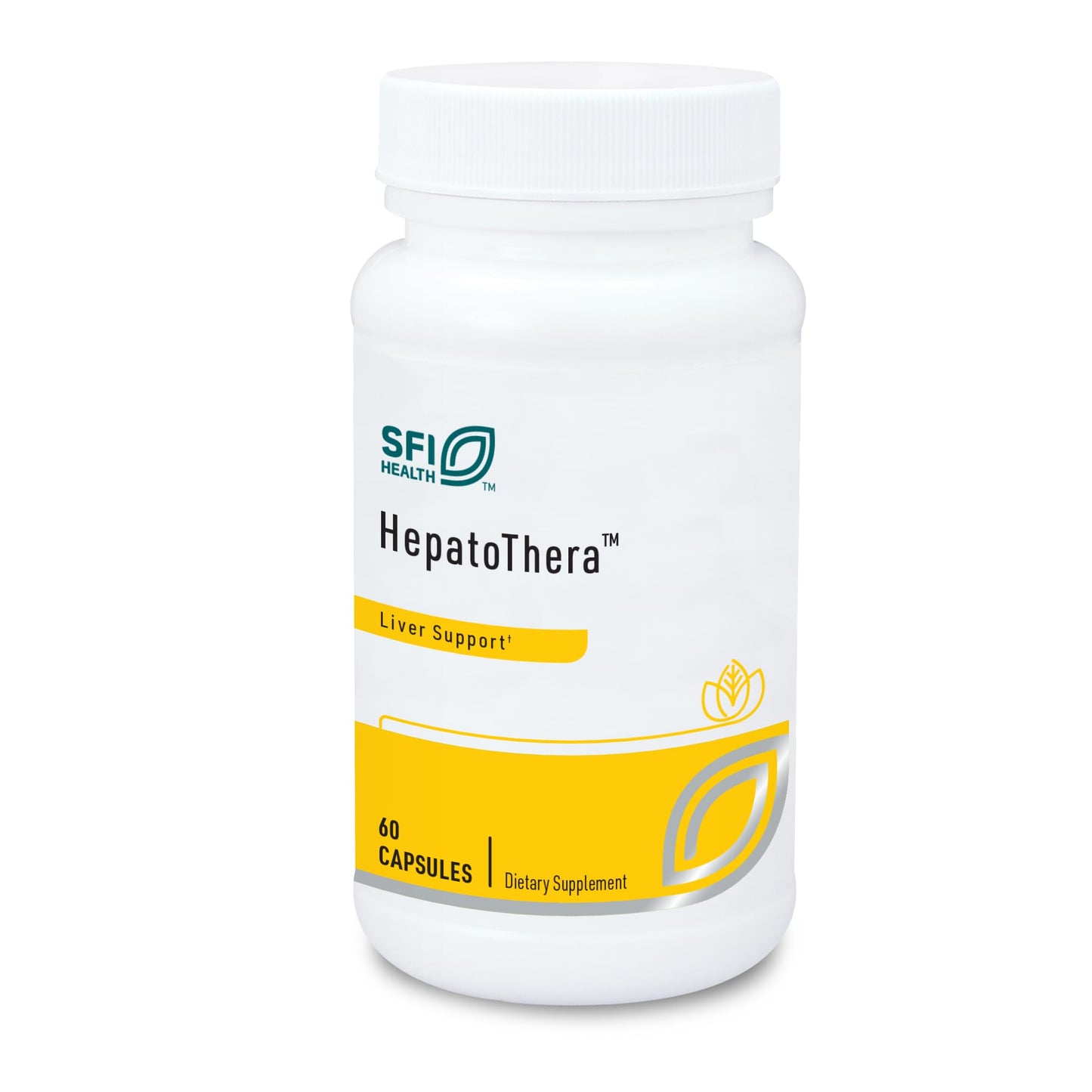 SFI Health Hepatothera Liver Support Complex with Milk Thistle & NAC Capsules, 60 Count