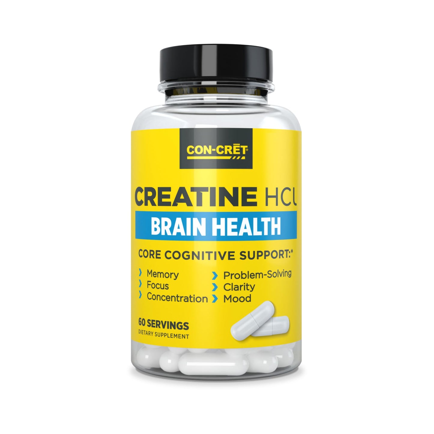 CON-CRET Creatine HCl Capsules 60 Count