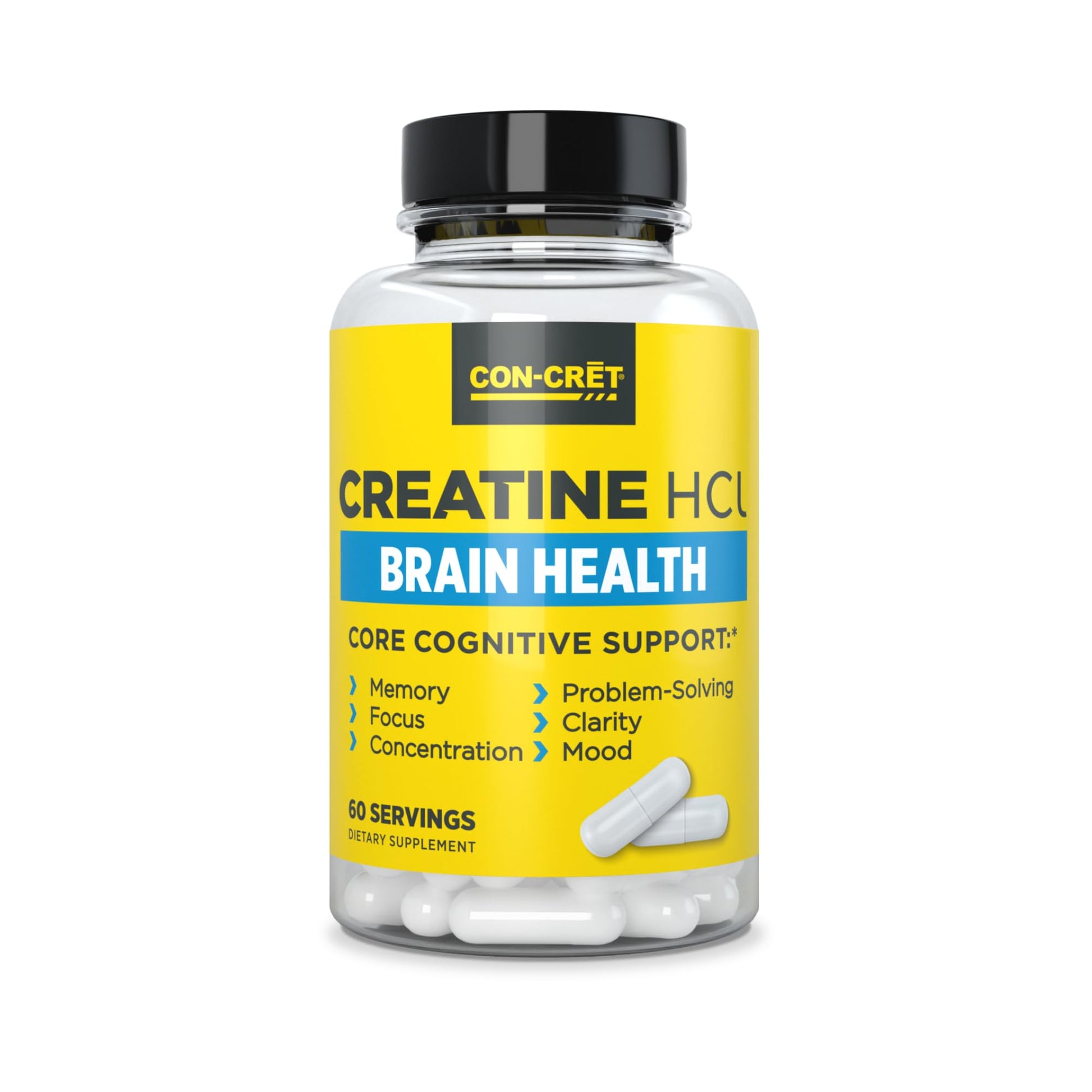 CON-CRET Creatine HCl Capsules 60 Count