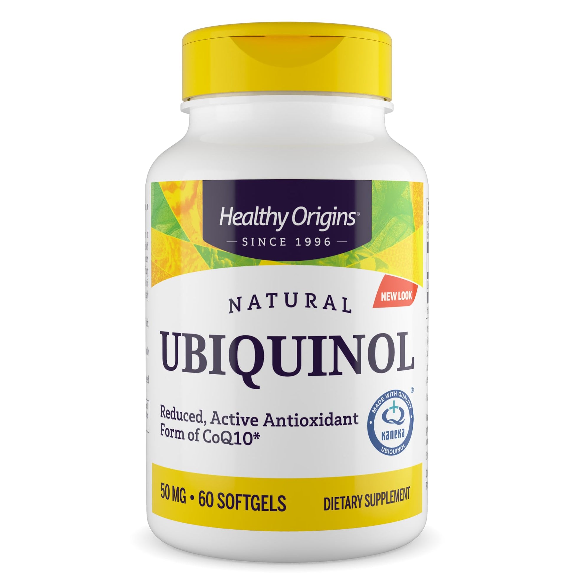 Healthy Origins Ubiquinol (Active Form of CoQ10) Softgels, 50 mg, 60 Count